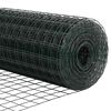 vidaXL Gard cu St&acirc;lp Verde 1,2 x 25 m Oțel și PVC