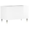 vidaXL Dulap pt discuri, alb extralucios 74,5x38x48 cm lemn prelucrat