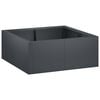 vidaXL Zid de sprijin 4 buc. 100 x 100 x 40 cm Oțel Antracit
