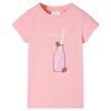 vidaXL Tricou pentru copii, roz, 116