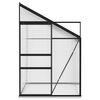 vidaXL Seră, antracit, 3,97 m&sup2;, aluminiu