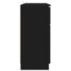 vidaXL Bufet cu sertar Negru 100 x 30 x 65,6 Lemn compozit
