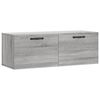 vidaXL Dulap de perete, gri sonoma, 100x36,5x35 cm, lemn prelucrat