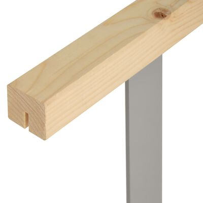 vidaXL Spătar pentru canapea paleți, 110 cm, lemn masiv pin