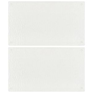 vidaXL Plăci de tocat 2 buc. sticlă securizată model bule transparente