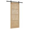 vidaXL Ușă glisantă ORKDAL natural 83 x 211 cm Lemn masiv de pin