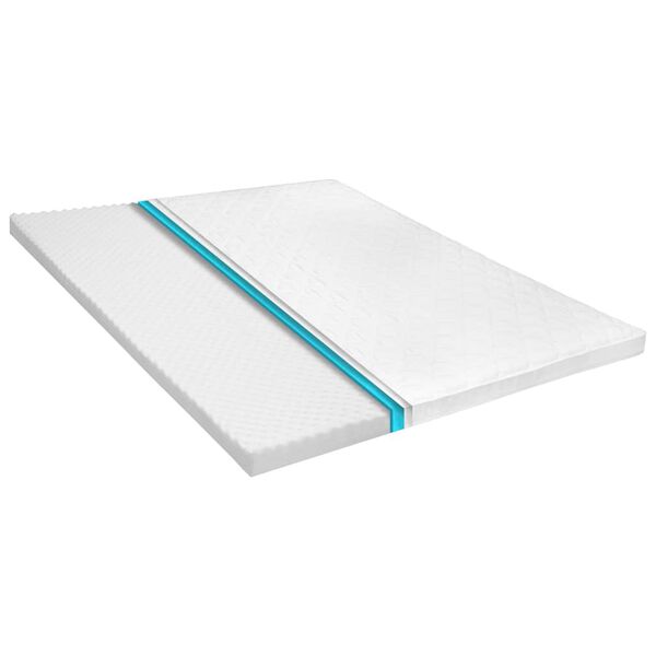 vidaXL Topper saltea, 140x200 cm, profil tip ou cu spumă rece, 6 cm