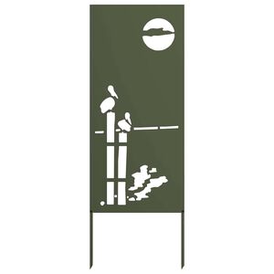 vidaXL Ecran de intimitate pentru grădină Olivengr&oslash;nn 50 x 140 cm