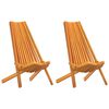 vidaXL Scaun 2 buc. Maro Lemn Solid de Acacia