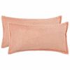 vidaXL Husă pentru pernă 2 buc. HOUTEN Roz 40 x 80 cm Boucl&eacute;