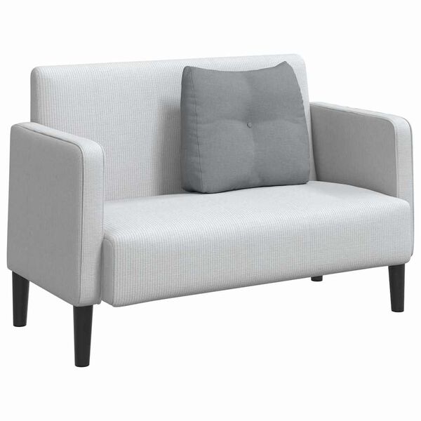 vidaXL Perna pentru spate Gri deschis 60 x 24 x 50 cm țesătură