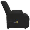 vidaXL Fotoliu de masaj electric, negru, piele &icirc;ntoarsă ecologică