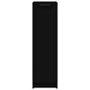 vidaXL Pantofar, negru, 30x35x100 cm, lemn compozit