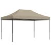 vidaXL Cort de petrecere pliabil Pop-Up, taupe, 440x292x315 cm
