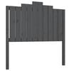 vidaXL Tăblie de pat, gri, 106x4x110 cm, lemn masiv de pin