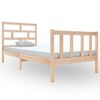 vidaXL Cadru de pat single, 90x190 cm, lemn masiv de pin