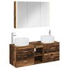 vidaXL Set de mobilier pentru baie 4 buc. Lemn vechi