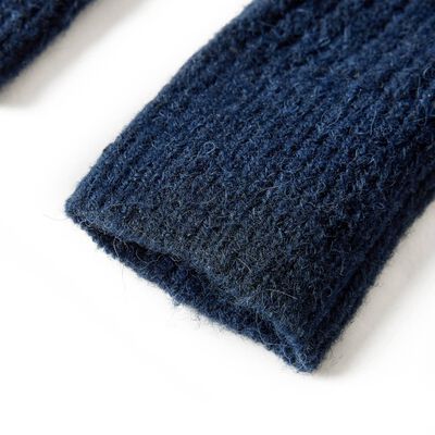Cardigan pentru copii tricotat, bleumarin, 92
