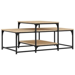 vidaXL Măsuță de cafea, stejar sonoma, 102x60x45 cm, lemn prelucrat