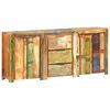 vidaXL Servantă cu 3 sertare și 4 uși, lemn masiv reciclat