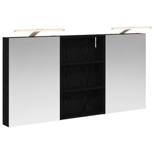 vidaXL Set dulap baie 3 buc. 120 x 10,5 x 60,5 cm Lemn prelucrat
