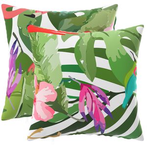 vidaXL Husă pentru pernă 2 pcs HEERLEN Multicolour 30 x 30 cm