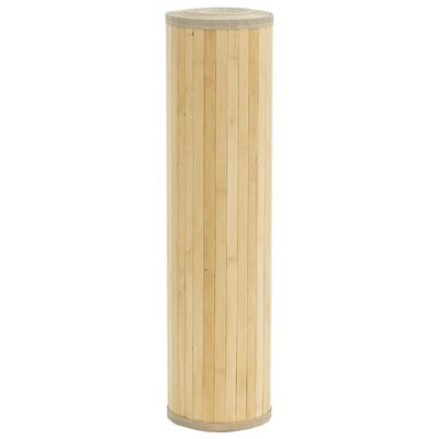 vidaXL Covor dreptunghiular, natural deschis, 80x100 cm, bambus