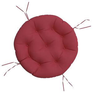 vidaXL Pernă rotundă, roșu vin, &Oslash; 60 x11 cm, țesătură Oxford
