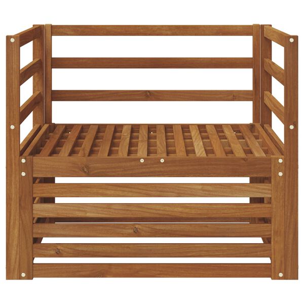 vidaXL 2 Bucată Sofa cu Brațe natural