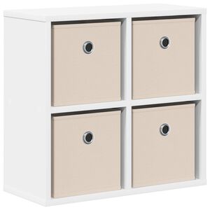 vidaXL Bufet cu sertar Alb 49,5 x 22 x 47 cm