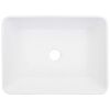 vidaXL Chiuvetă de baie, alb, 40 x 30 x 13 cm, ceramică