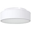 vidaXL Lampă de tavă Alb 38 x 38 x 13,5 cm țesătură