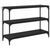 vidaXL Dulap pentru cărți Stejar negru 100 x 33 x 70,5 cm
