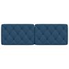 vidaXL Pernă pentru tăblie de pat, albastru, 160 cm, material textil