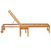 vidaXL Șezlong Maro 202 x 53 x 89 cm Lemn Solid de Acacia