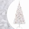 vidaXL Brad de Crăciun artificial cu glob 210 cm 300 LED-uri Alb cald