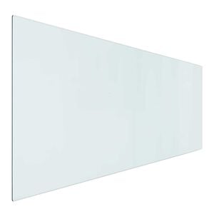 vidaXL Placă de sticlă pentru semineu Transparent 120 x 50 cm Sticlă