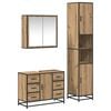 vidaXL Set de mobilier pentru baie 3 buc. Stejar Artizanal