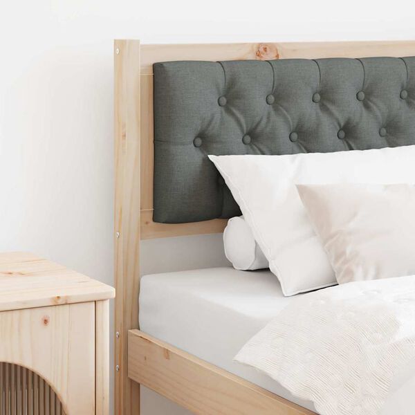 vidaXL Tăblie cap Altele maro și gri &icirc;nchis 80 cm Lemn masiv de pin