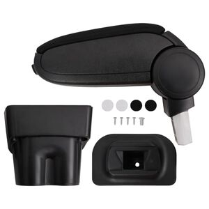 vidaXL Cotieră auto negru 17x32x(35,5-52) cm ABS