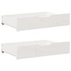 vidaXL Sertare de pat, 2 buc., 80x55x17 cm, alb, lemn masiv de pin