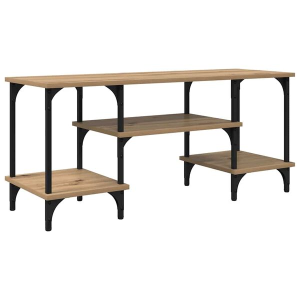 vidaXL Cabinet TV Stejar Artizanal 102 x 35 x 45,5 cm