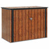 vidaXL Cutie de depozitare pentru grădină Maro 151,5 x 82 x 110,5 cm