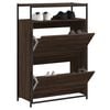 vidaXL Pantofar, stejar maro, 75x34x112 cm, lemn compozit