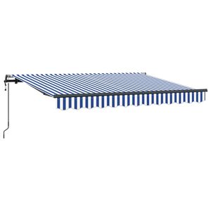 vidaXL Cortina Retractabilă albastru 250 x 200 cm țesătură