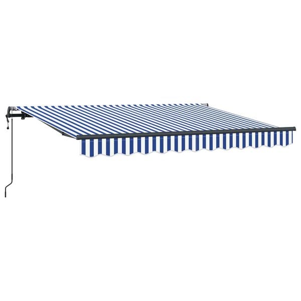 vidaXL Cortina Retractabilă albastru 250 x 200 cm țesătură