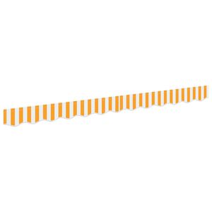 vidaXL &Icirc;nlocuire pentru faldurile de awning Galben și alb 230 x 20 cm