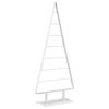 vidaXL Pom de Crăciun din metal KUOPIO 150 cm Oțel Alb
