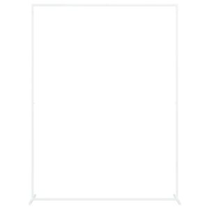 vidaXL Arc de nuntă Alb 150 x 49,5 x 200 cm Oțel