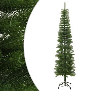 vidaXL Brad de Crăciun artificial slim cu suport, 240 cm, PE